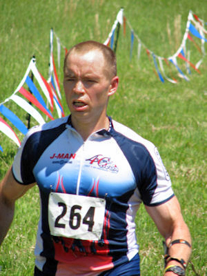 Clem finishing at Chasing the Star, photo by Julie Keim
