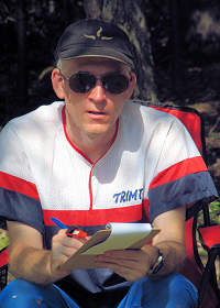 Randy Hall, course designer for the US Sprint Championship, photo by Julie Keim