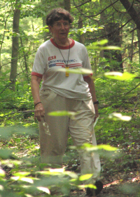 Caroline Ringo finishing at Nolde, photo by Julie Keim
