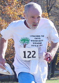 Mike Bertram finishing at Fair Hill, photo by Kent Shaw