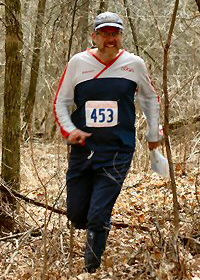 Jim Eagleton at Flying Pig Relay, photo by Greg Sack