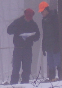 In the snow at French Creek, photo by Petr Hartmann