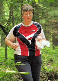 Maryann Cassidy finishing at Nolde, photo by Julie Keim