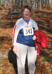 Carolyn Ringo at the Batona 500 A-Event, photo by Kathy Urban